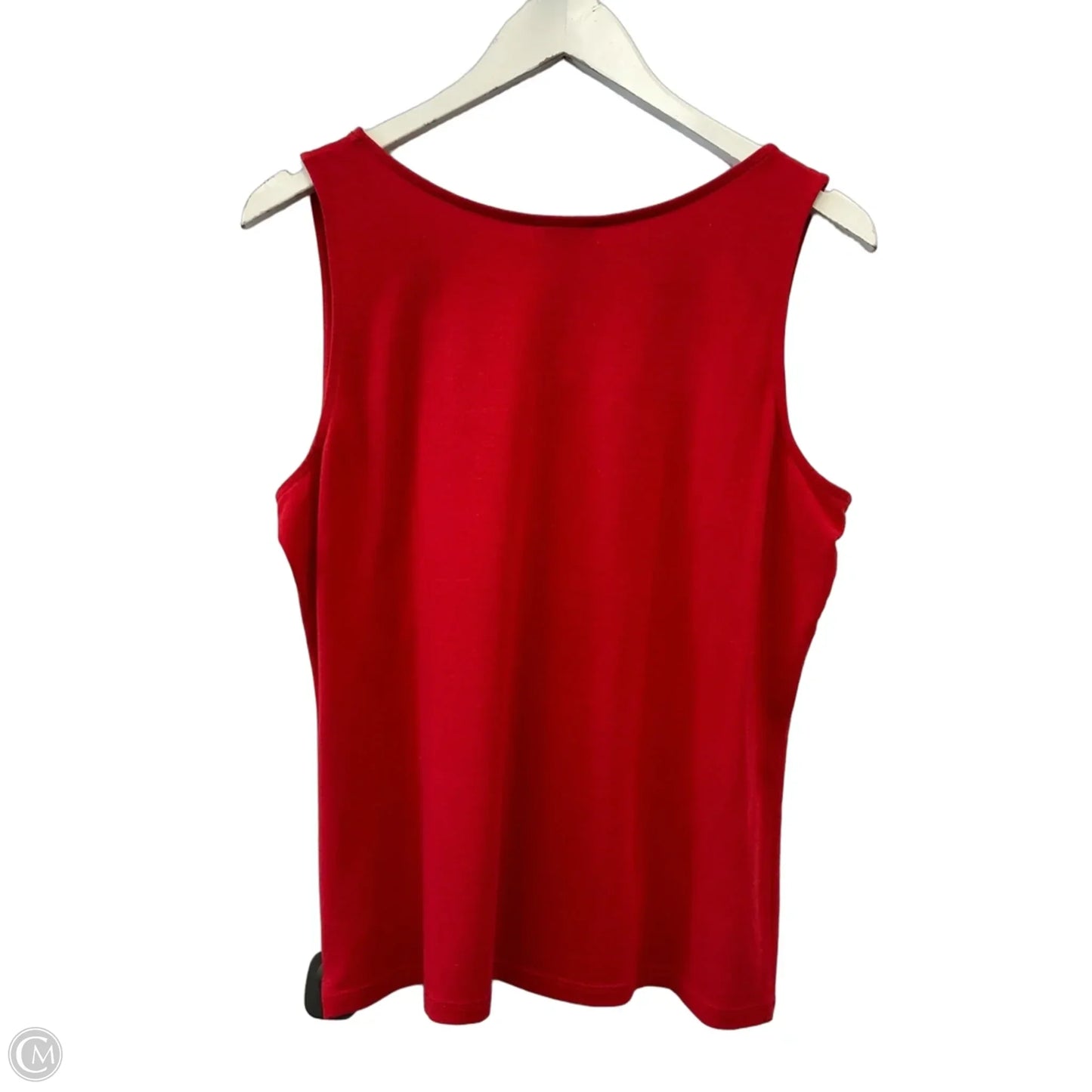 Top Sleeveless By Talbots In Red, Size: L