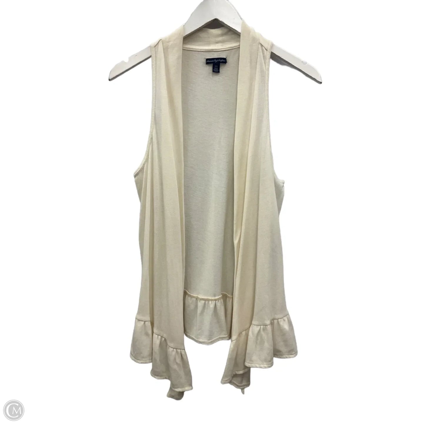 Vest Other By American Eagle In Ivory, Size: M
