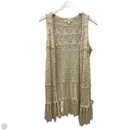 Vest Other By Pink Rose In Cream, Size: M