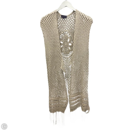 Vest Other By Clothes Mentor In Cream, Size: S