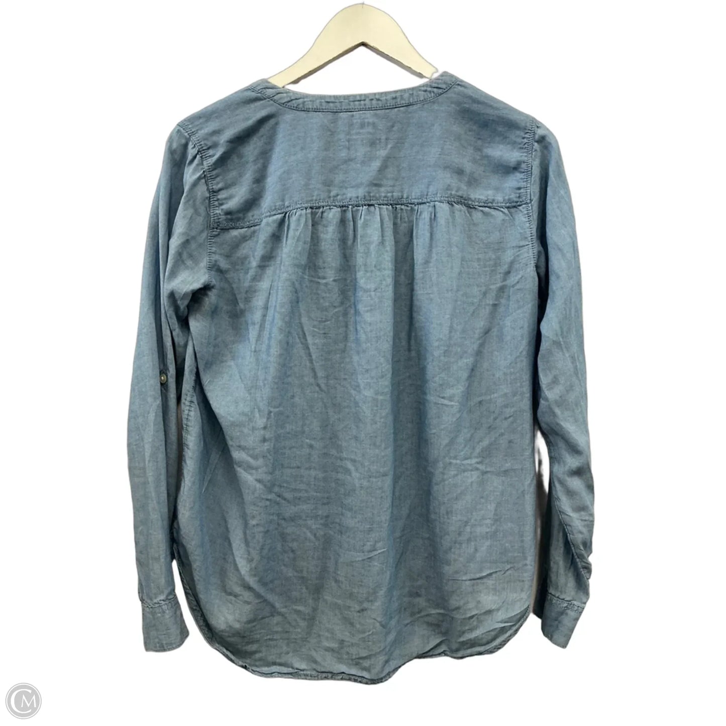 Top Long Sleeve By Loft In Blue, Size: Xs