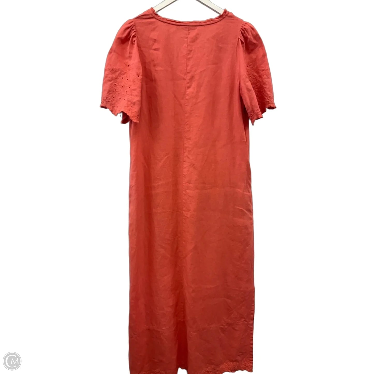 Dress Casual Maxi By Chicos In Orange, Size: M