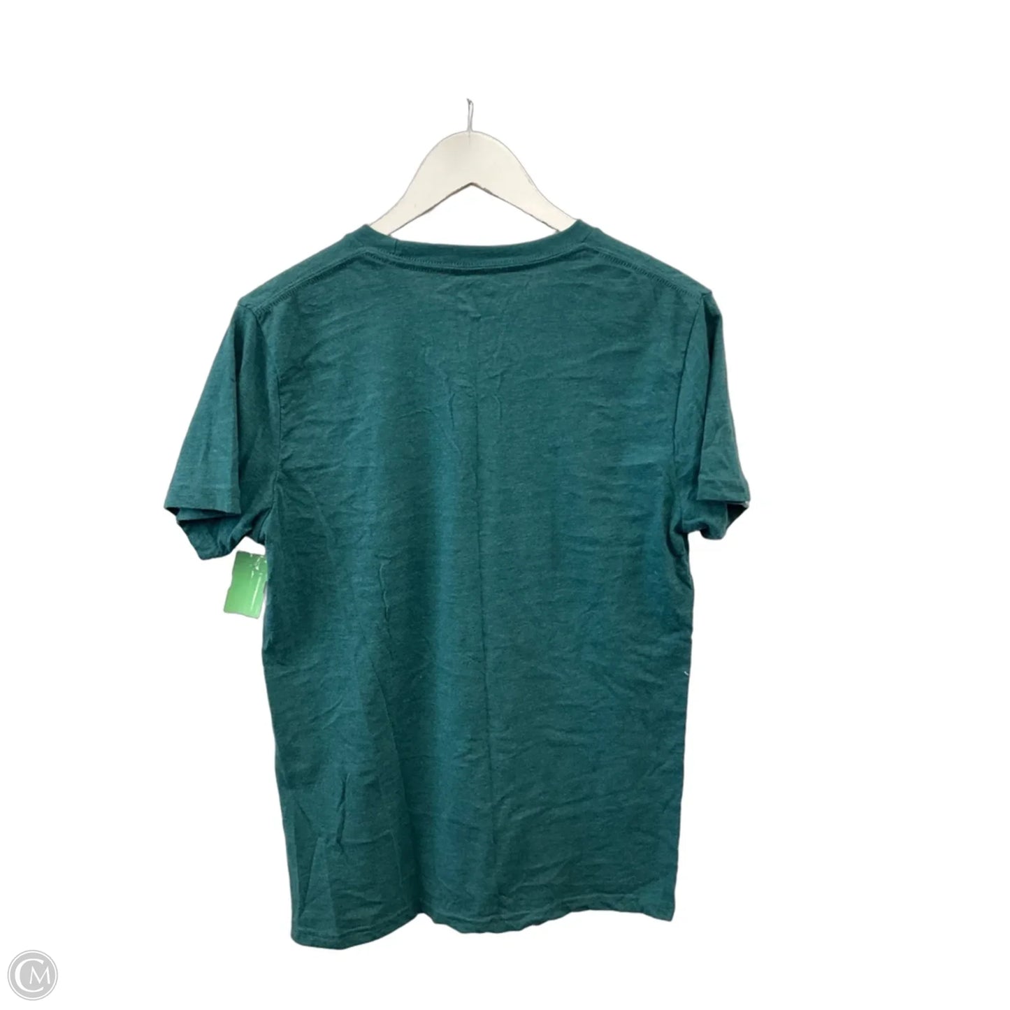 Top Short Sleeve By Cme In Green, Size: M
