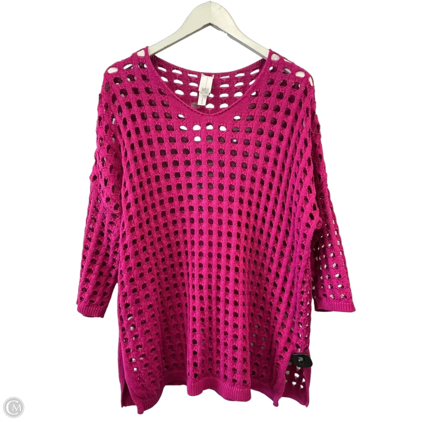 Sweater By Clothes Mentor In Purple, Size: L