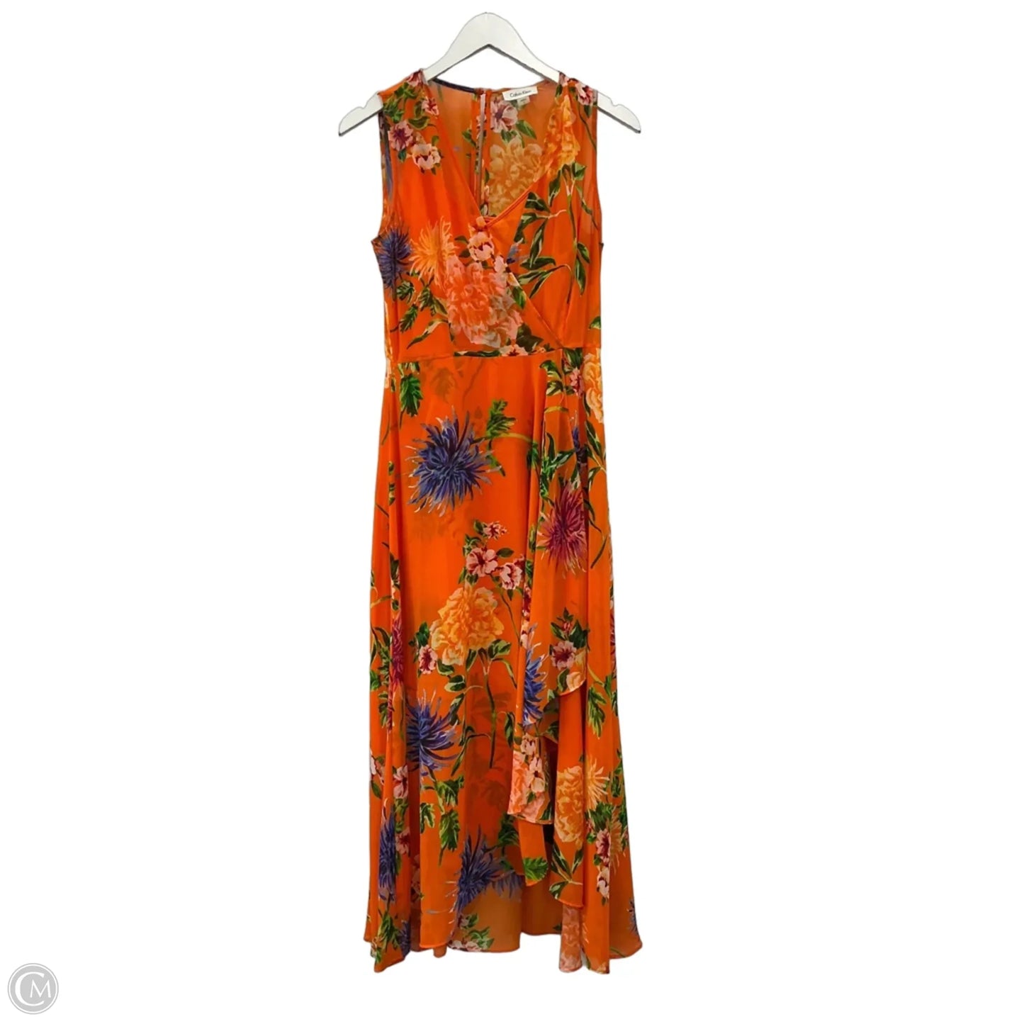 Dress Set 2pc By Calvin Klein In Orange, Size: S