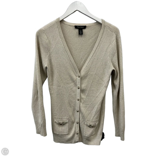 Sweater Cardigan By White House Black Market In Gold, Size: M