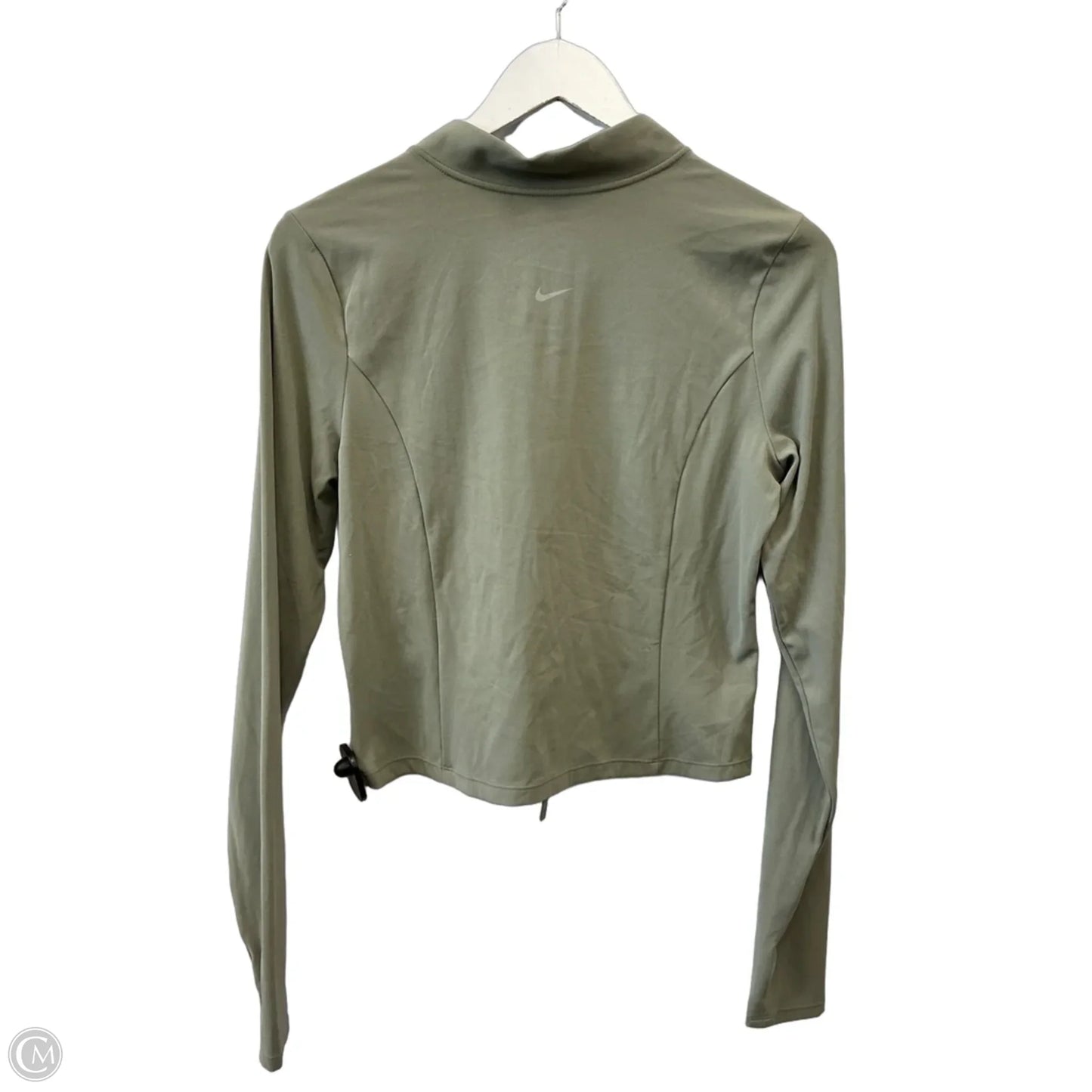 Athletic Jacket By Nike Apparel In Taupe, Size: M