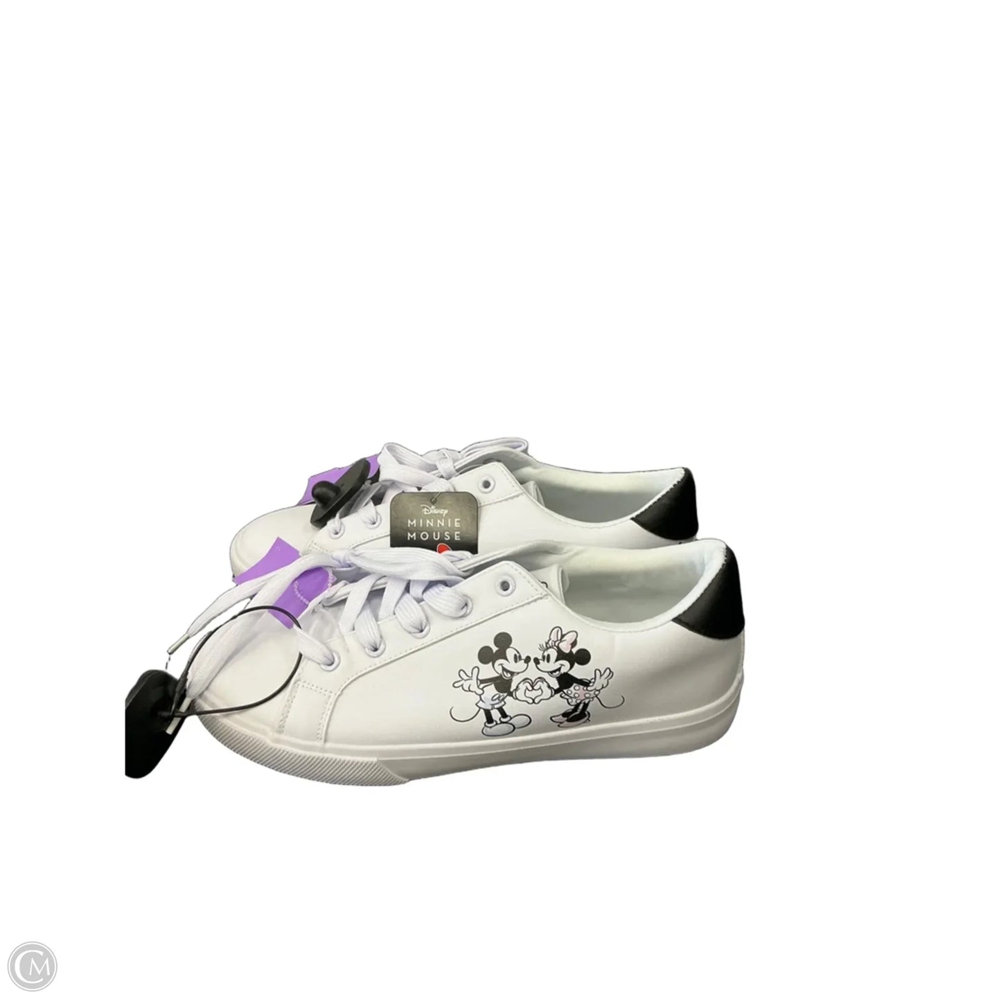 Shoes Sneakers By Disney In White, Size: 9