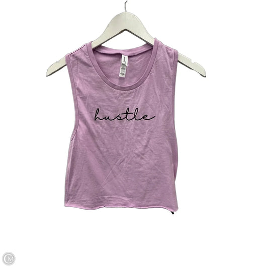 Athletic Tank Top By Bella + Canvas In Purple, Size: S