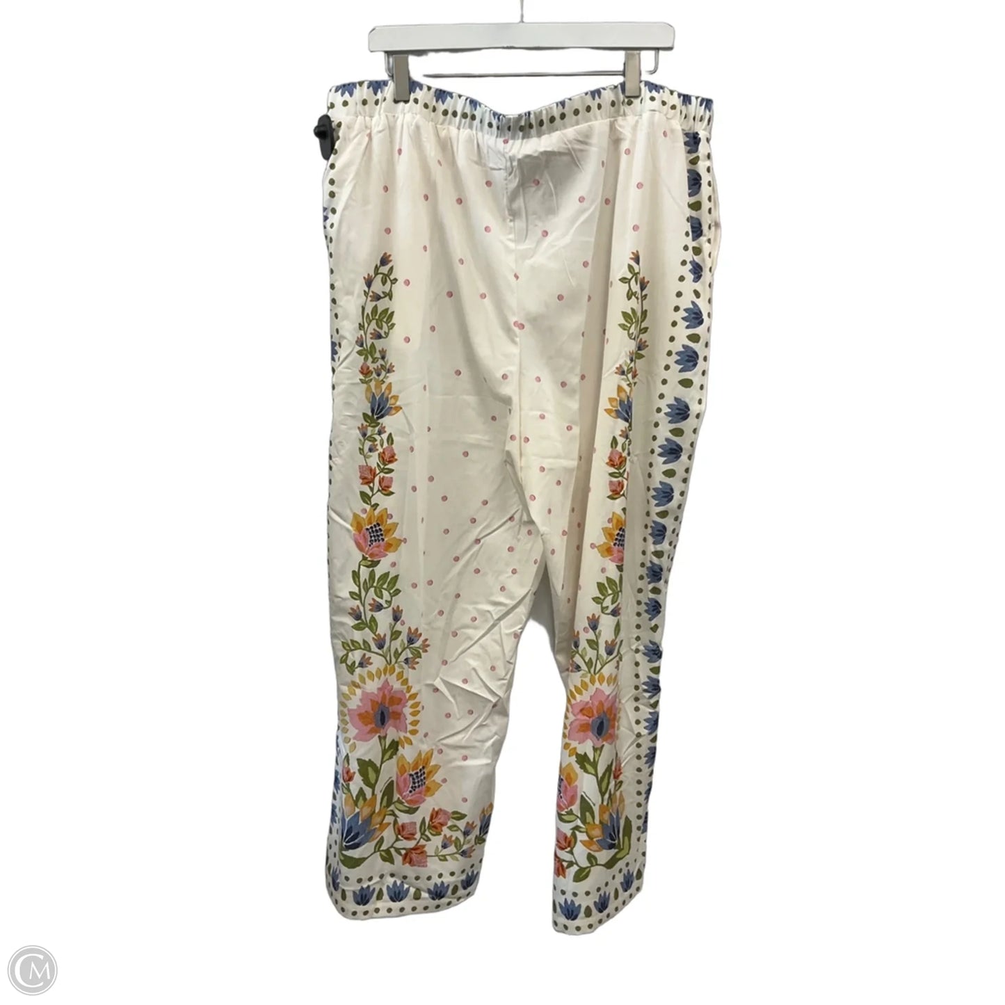 Pants Set 2pc By Shein In Cream, Size: 3x