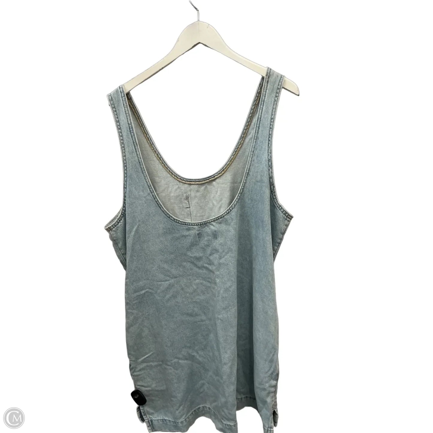 Dress Casual Short By Universal Thread In Blue Denim, Size: L