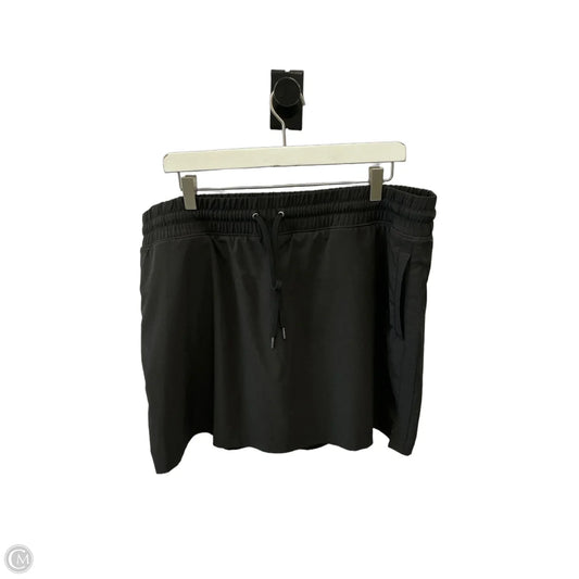 Athletic Skort By Tek Gear In Black, Size: Xxl