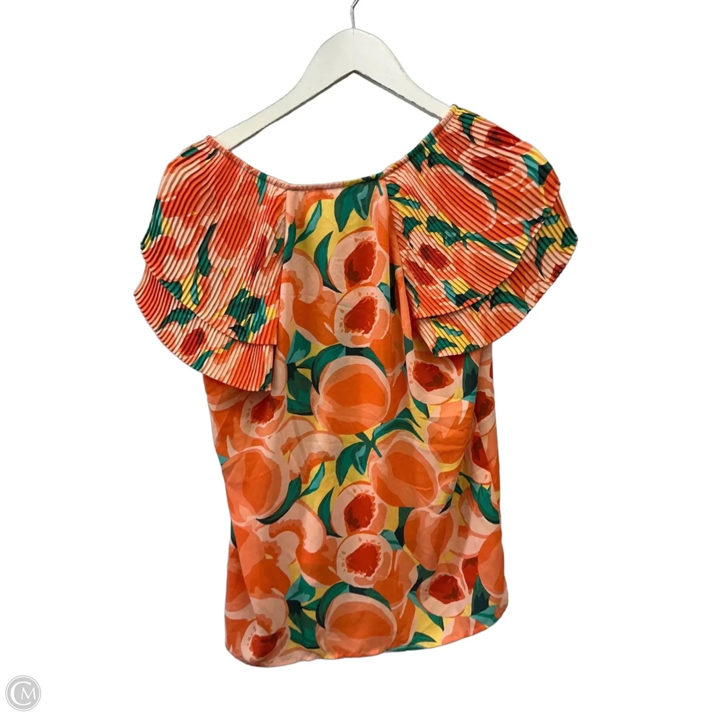 Top Short Sleeve By Dr2 In Orange, Size: M
