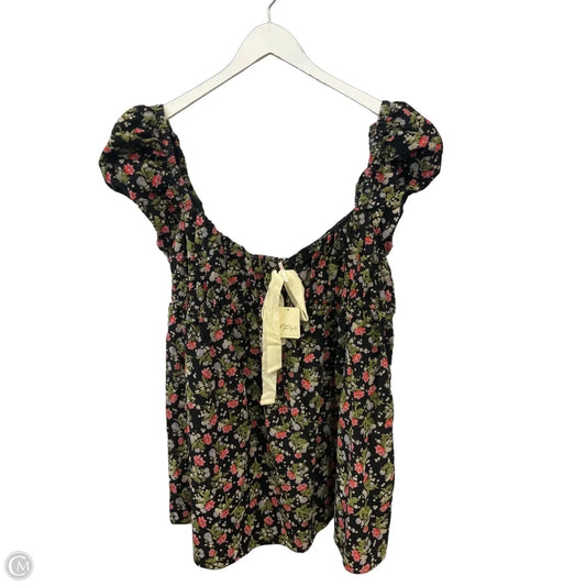 Tunic Sleeveless By Free People In Black & Green, Size: Xl
