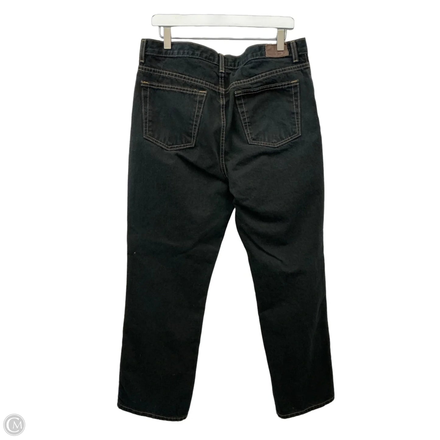Jeans Boot Cut By Calvin Klein In Black, Size: 14