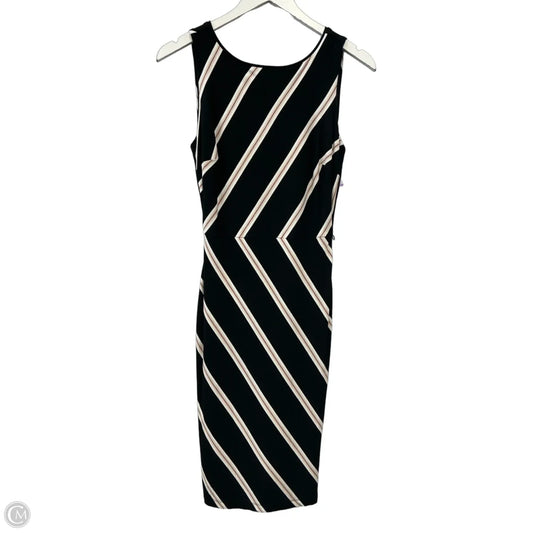 Dress Casual Midi By White House Black Market In Black, Size: Xs