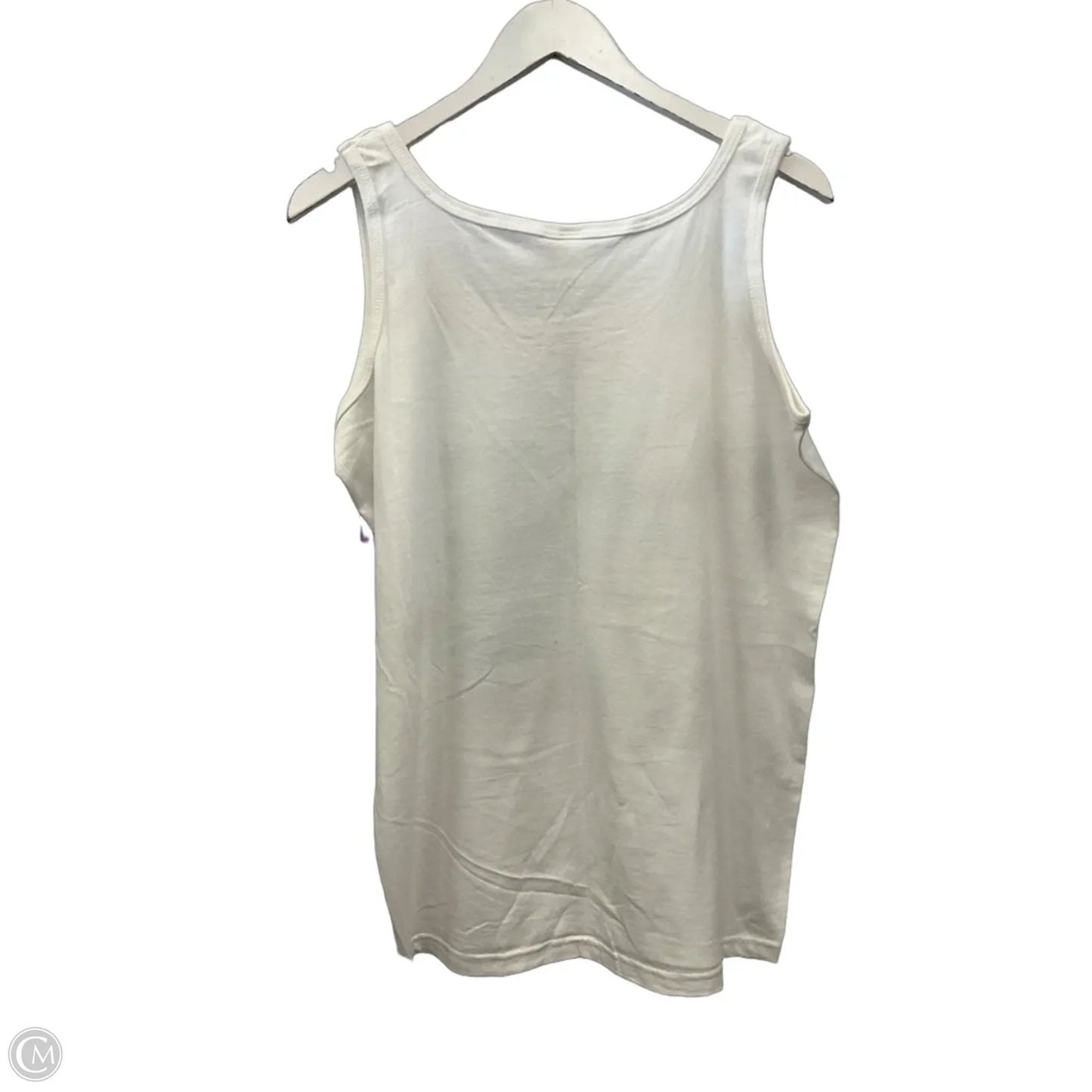 Top Sleeveless By Cmf In White, Size: M