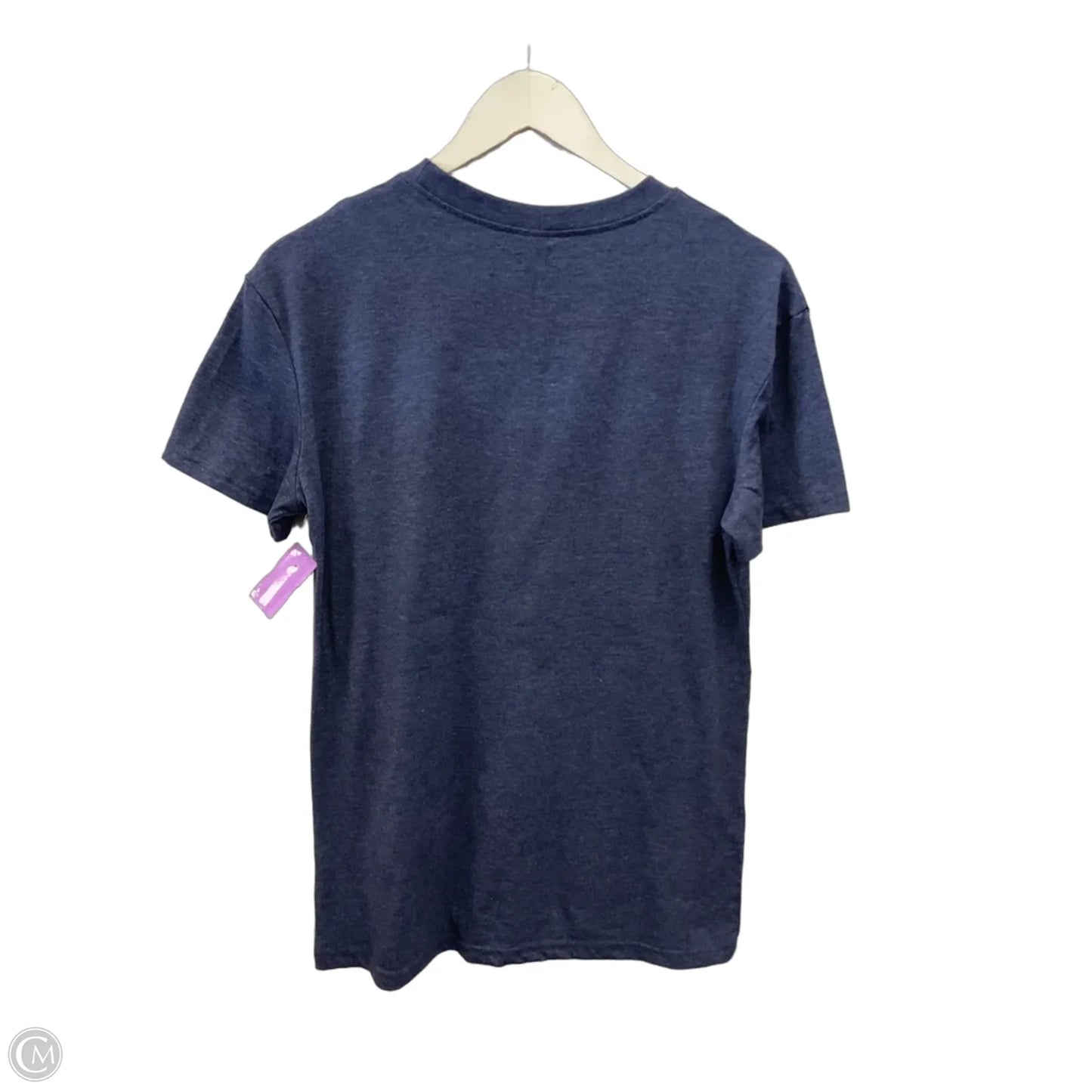 Top Short Sleeve By Cme In Blue, Size: S