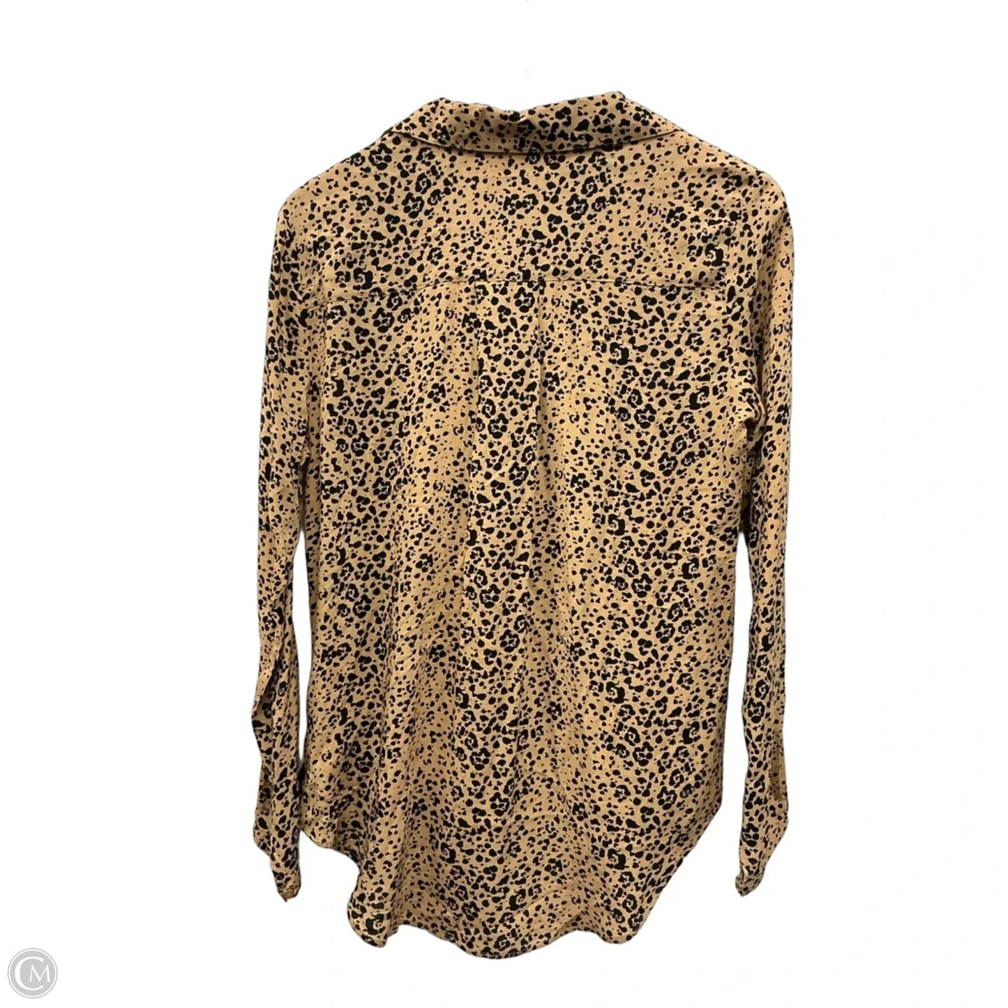 Top Long Sleeve By Cloth & Stone In Animal Print, Size: S