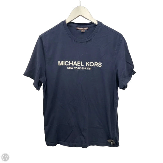 Top Short Sleeve By Michael By Michael Kors In Navy, Size: M