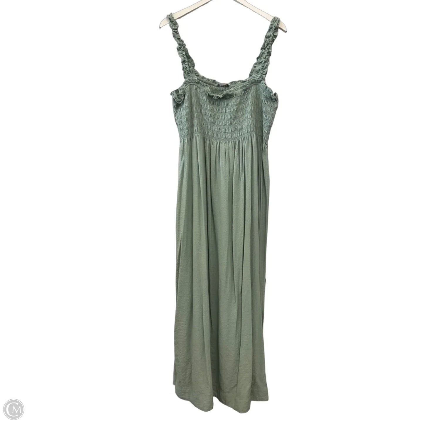 Dress Casual Maxi By Calvin Klein In Green, Size: Xl