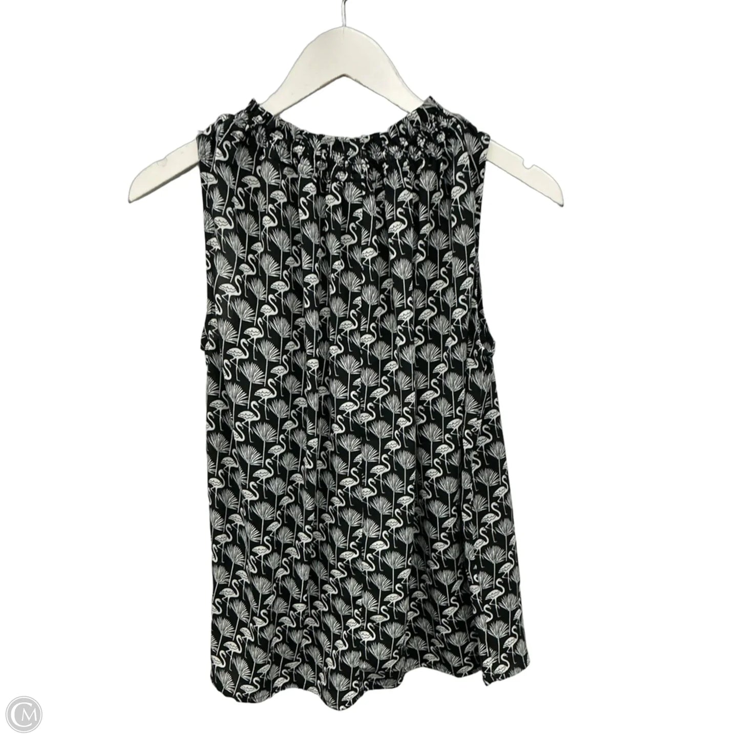 Top Sleeveless By Catherine Malandrino In Black & White, Size: S