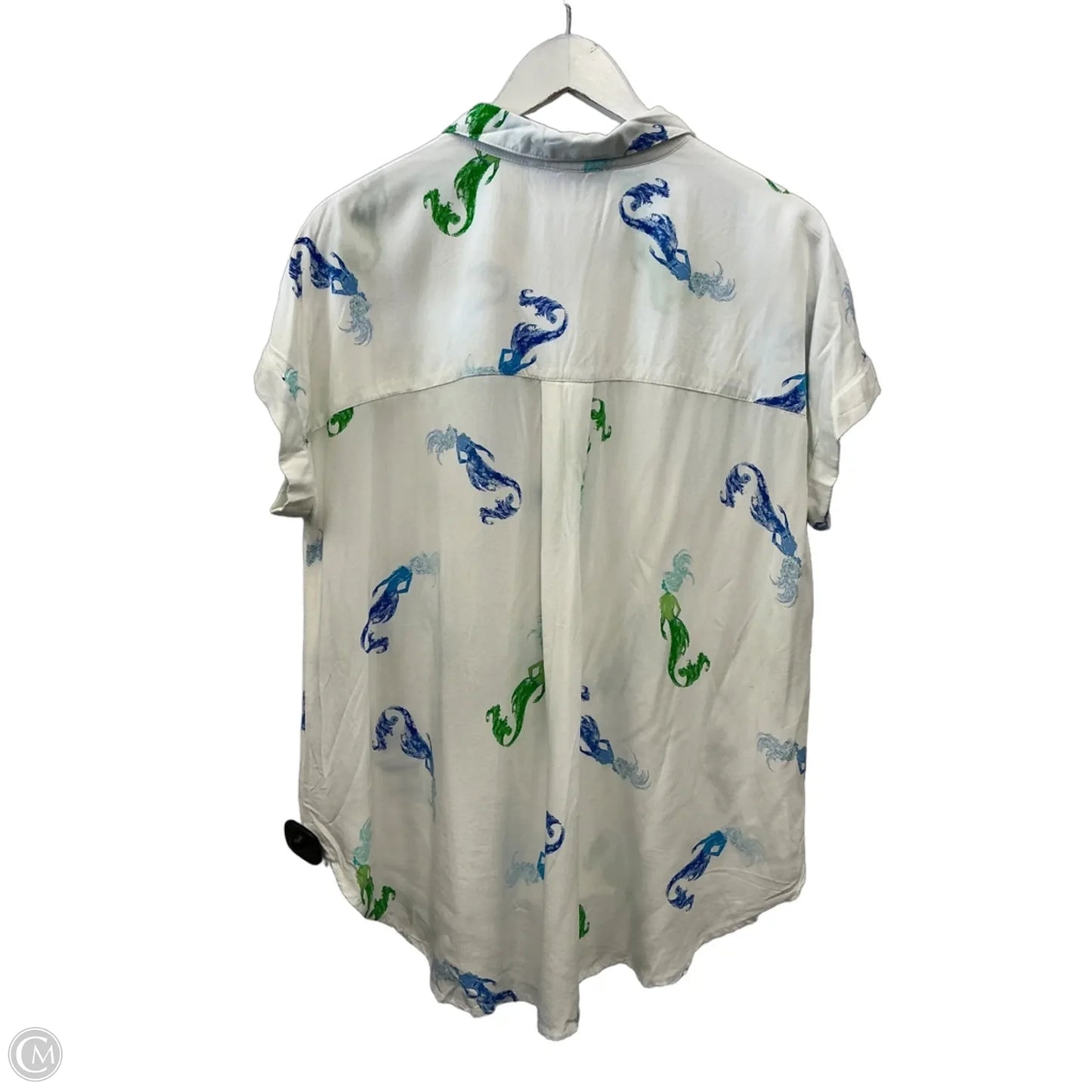 Top Short Sleeve By Jane And Delancey In White, Size: L