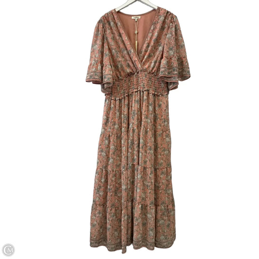 Dress Casual Maxi By Max Studio In Peach, Size: Xl