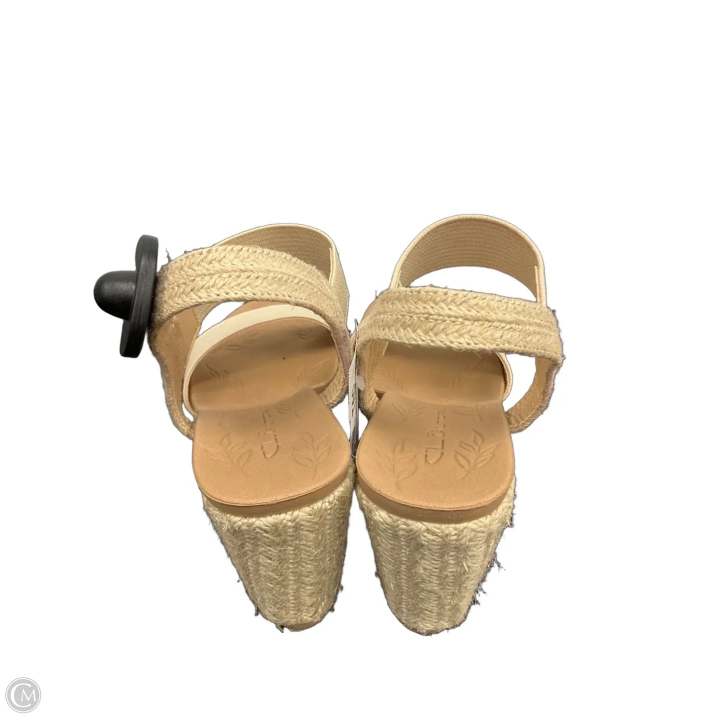 Sandals Heels Wedge By Cl By Chinese Laundry In Cream, Size: 6