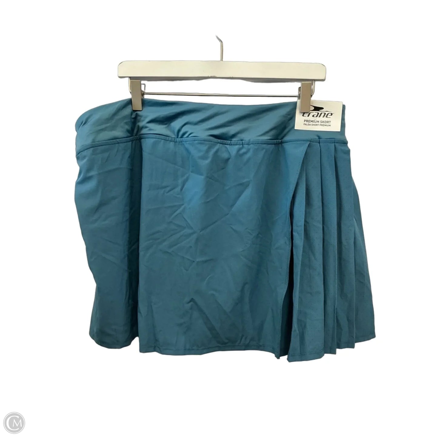Athletic Skort By Crane In Teal, Size: Xl