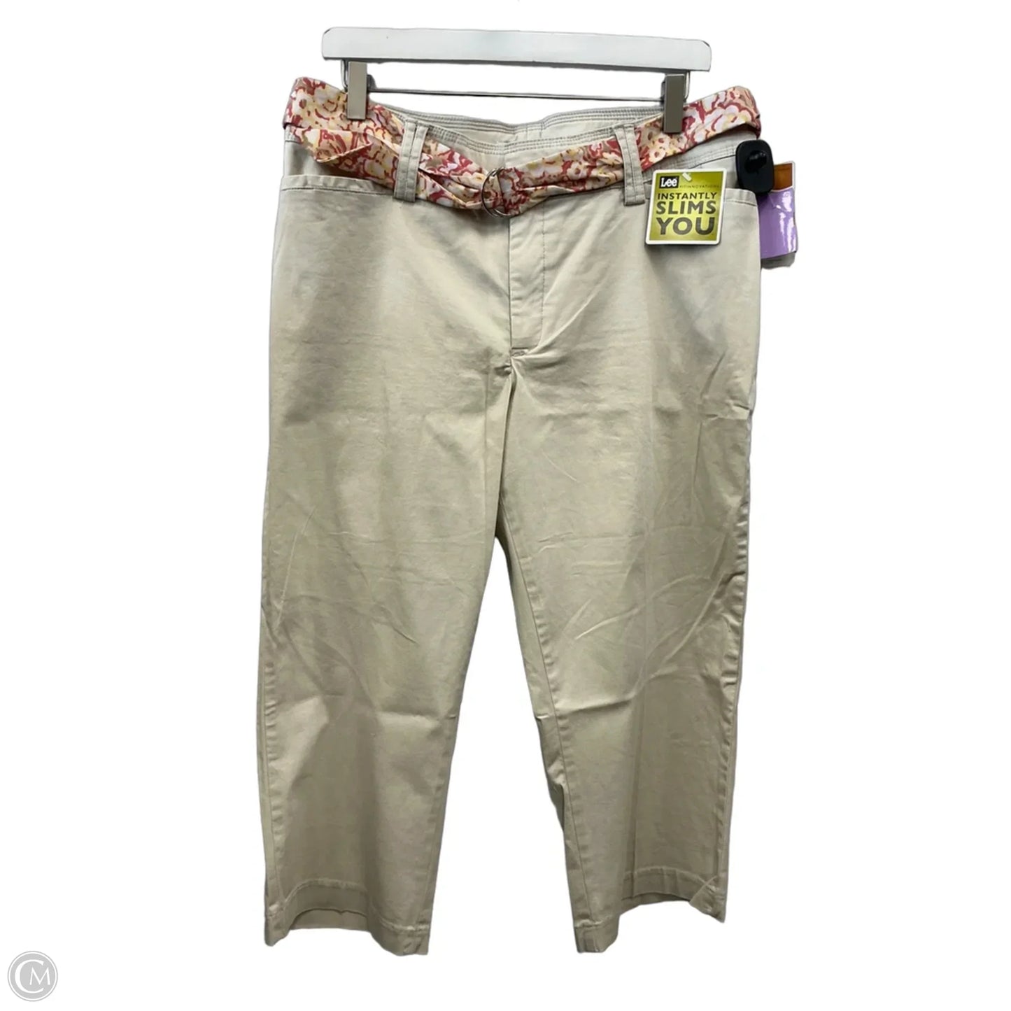 Capris By Lee In Beige, Size: 14