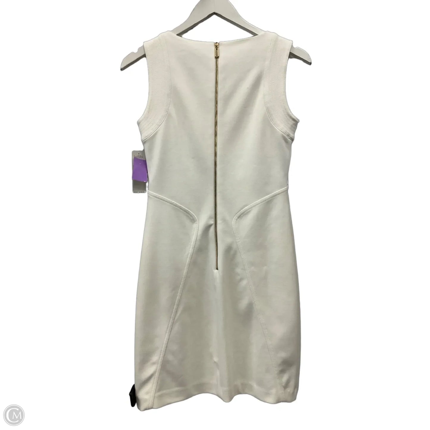 Dress Casual Midi By Laundry In Ivory, Size: Xs