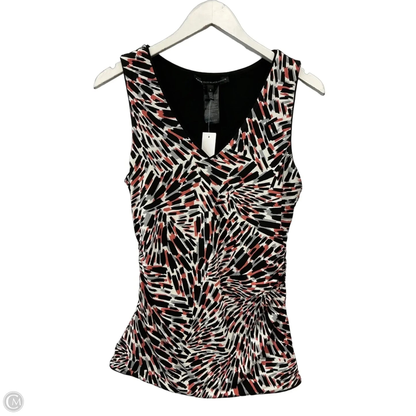 Top Sleeveless By White House Black Market In Black & Orange, Size: S