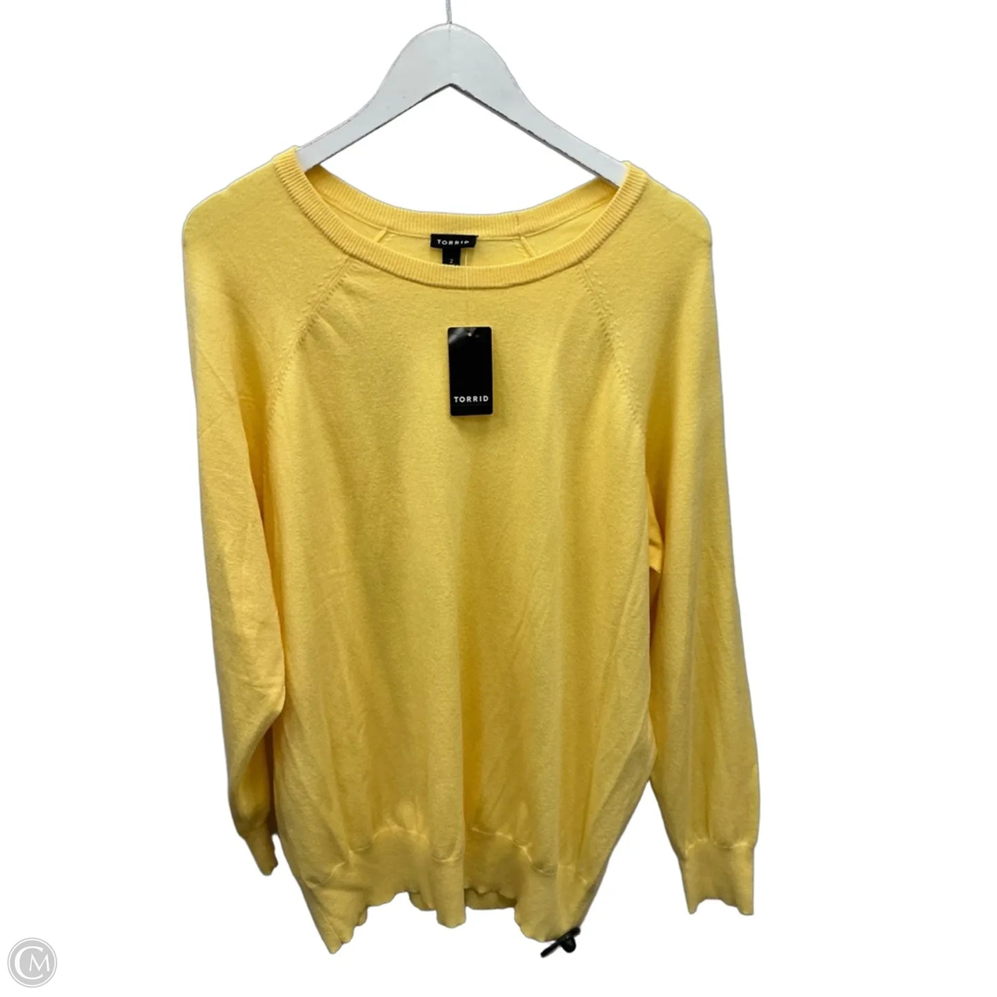 Sweater By Torrid In Yellow, Size: 2
