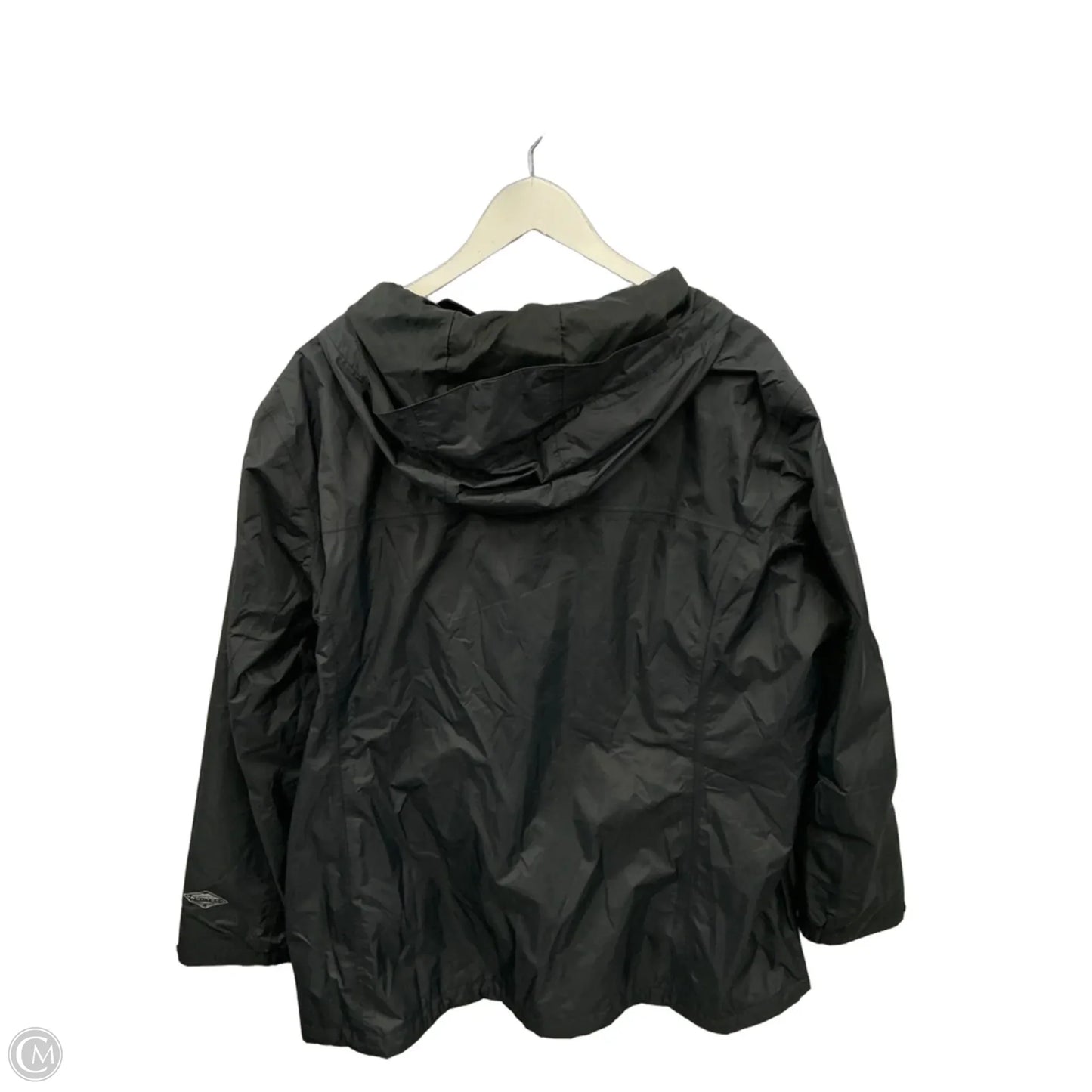 Jacket Windbreaker By Columbia In Black, Size: 3x