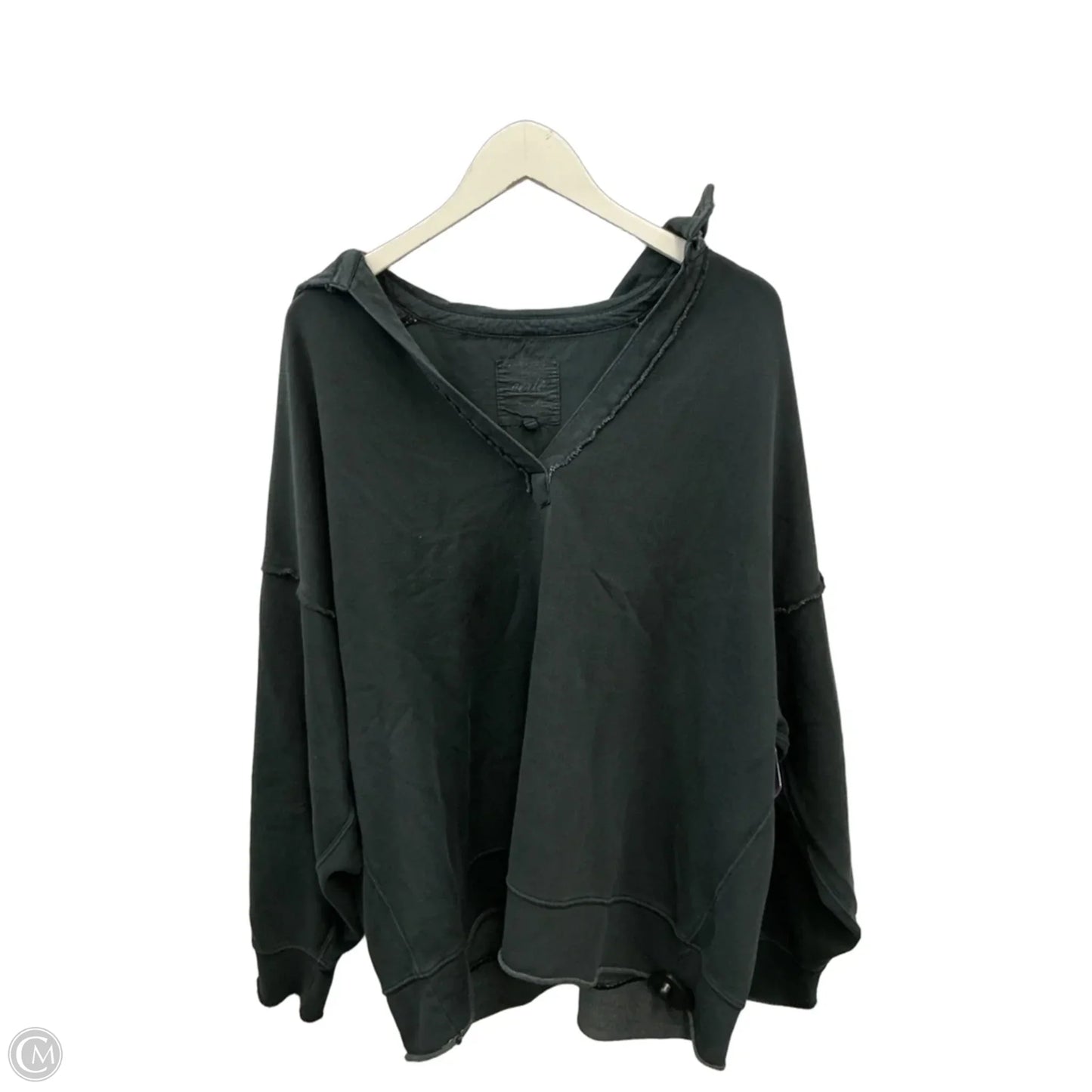 Sweatshirt Collar By Aerie In Grey, Size: Xl