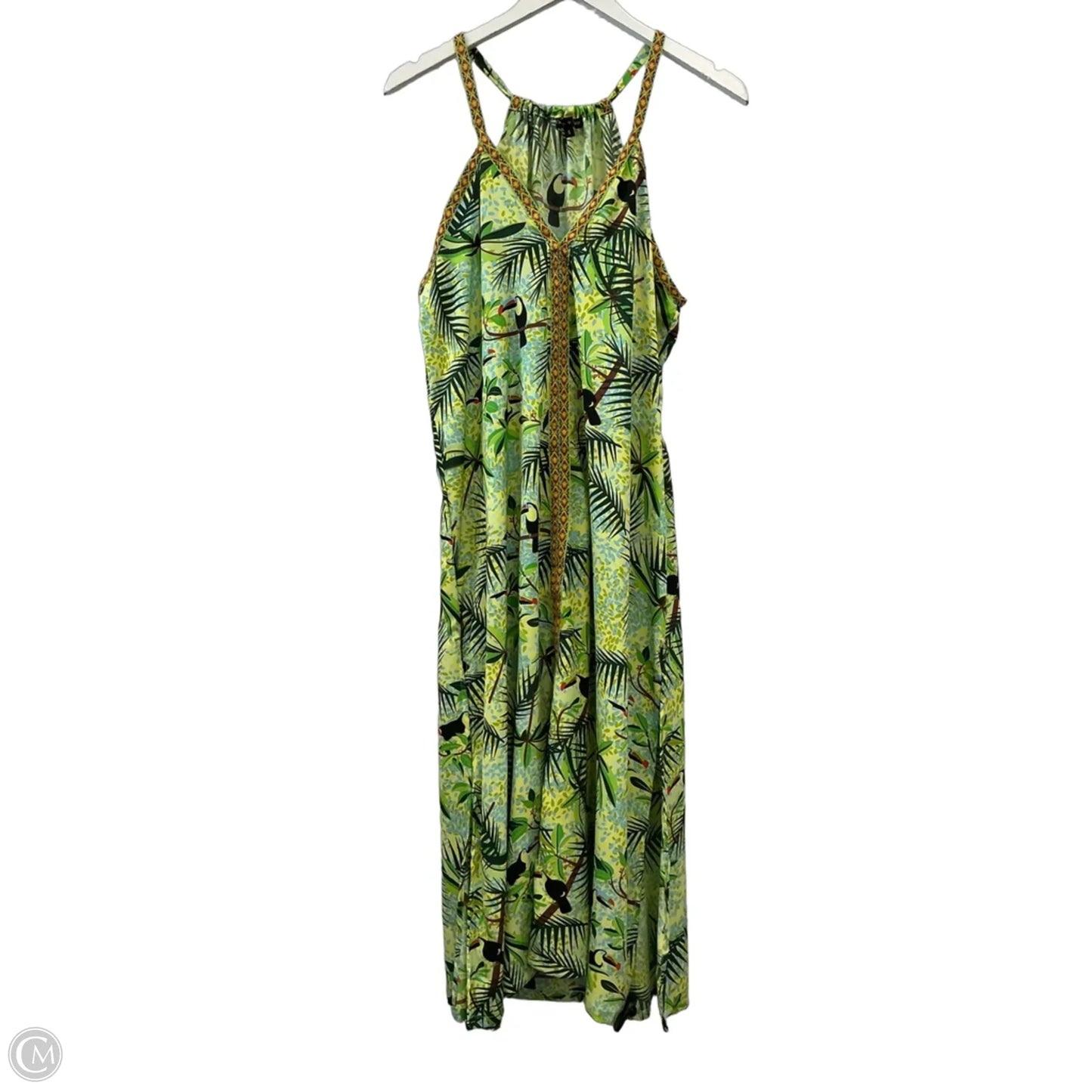 Dress Casual Midi By Clothes Mentor In Green, Size: S