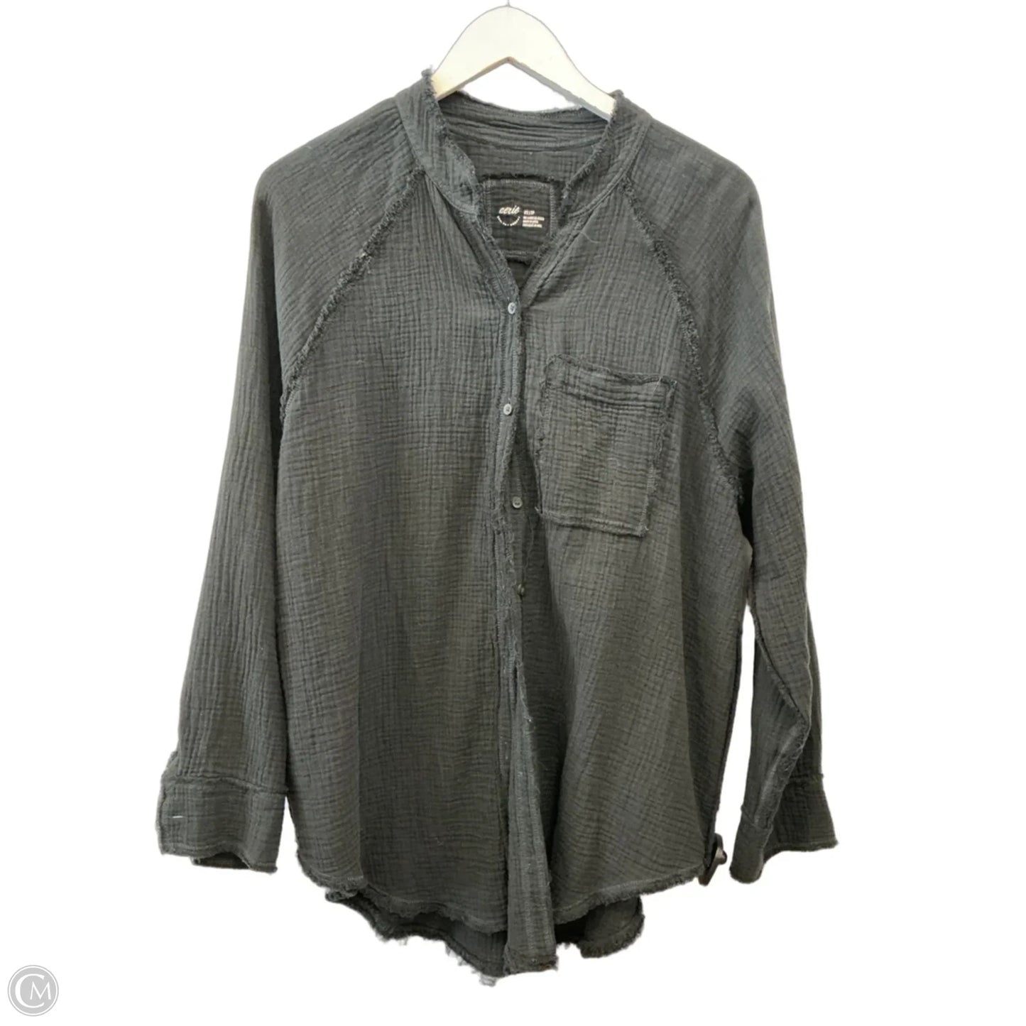 Top Long Sleeve By Aerie In Black, Size: Xs