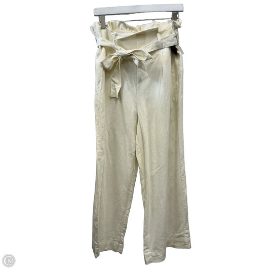 Pants Wide Leg By Ophelia Roe In Ivory, Size: L