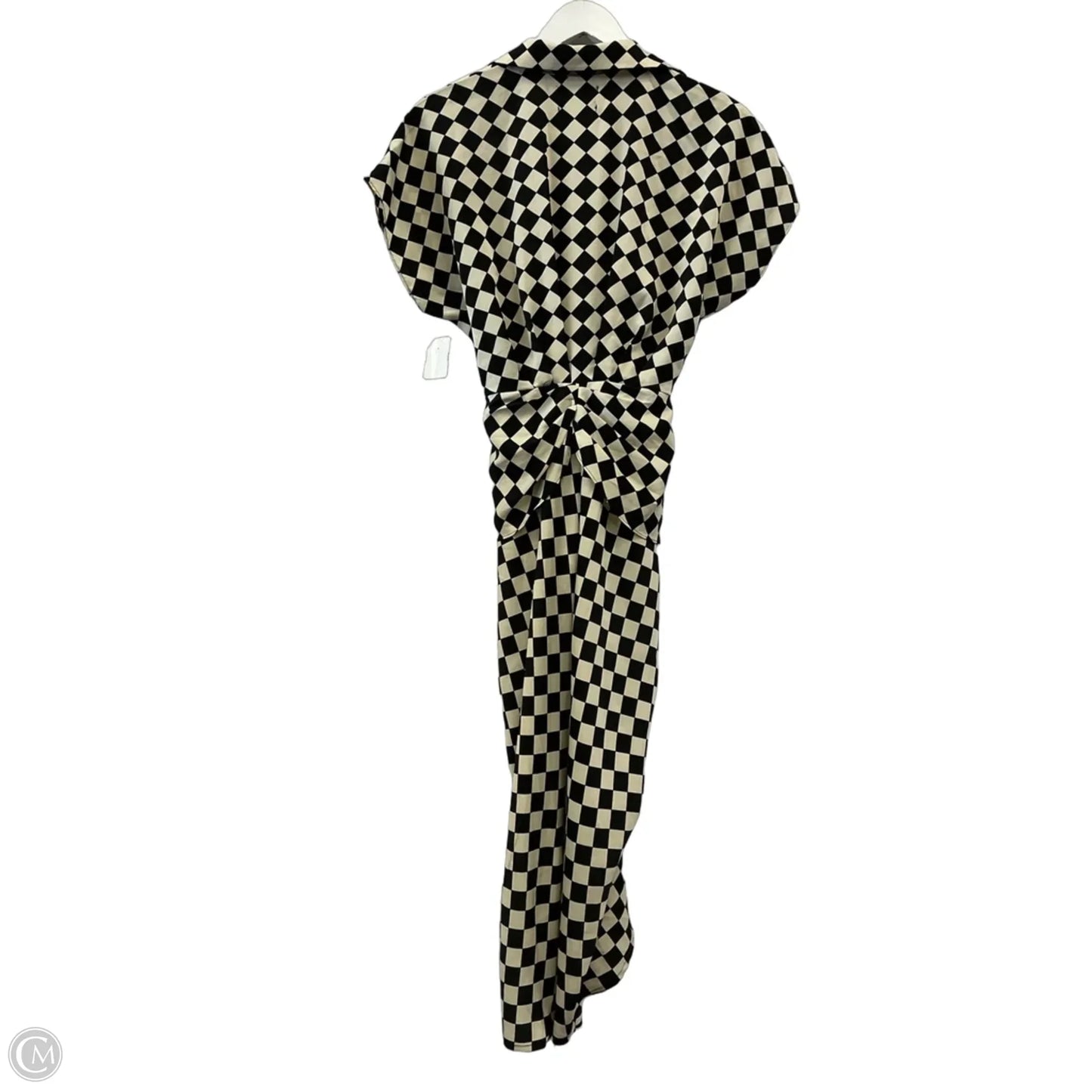 Dress Casual Midi By Do + Be In Black & Cream, Size: S