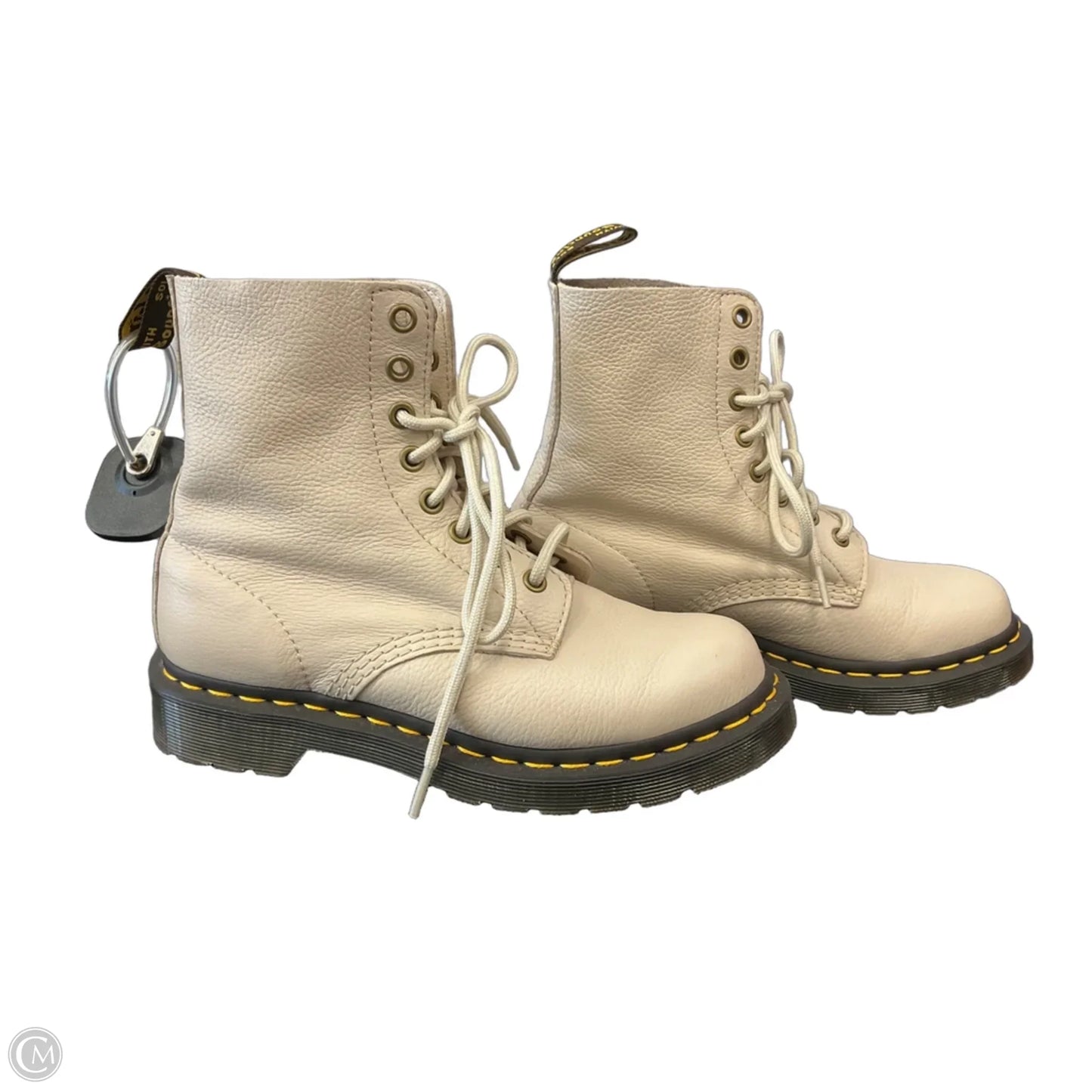 Boots Combat By Dr Martens In Cream, Size: 6