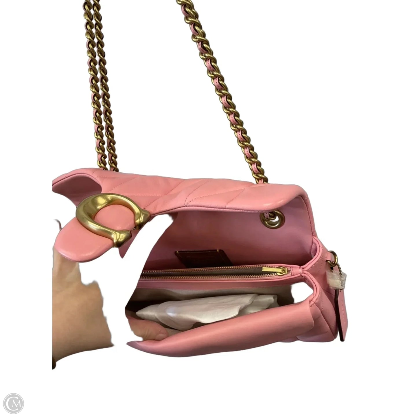 Crossbody Designer By Coach, Size: Medium