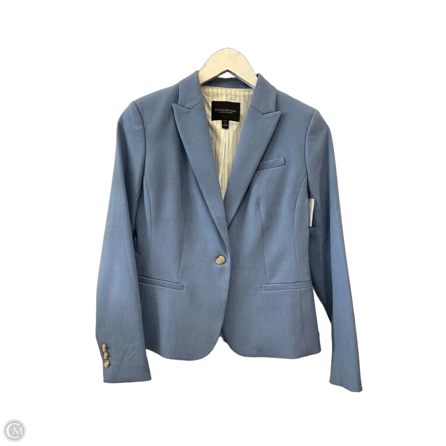 Blazer By Banana Republic In Blue, Size: S