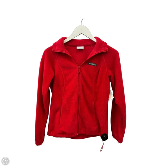 Jacket Fleece By Columbia In Red, Size: Xs