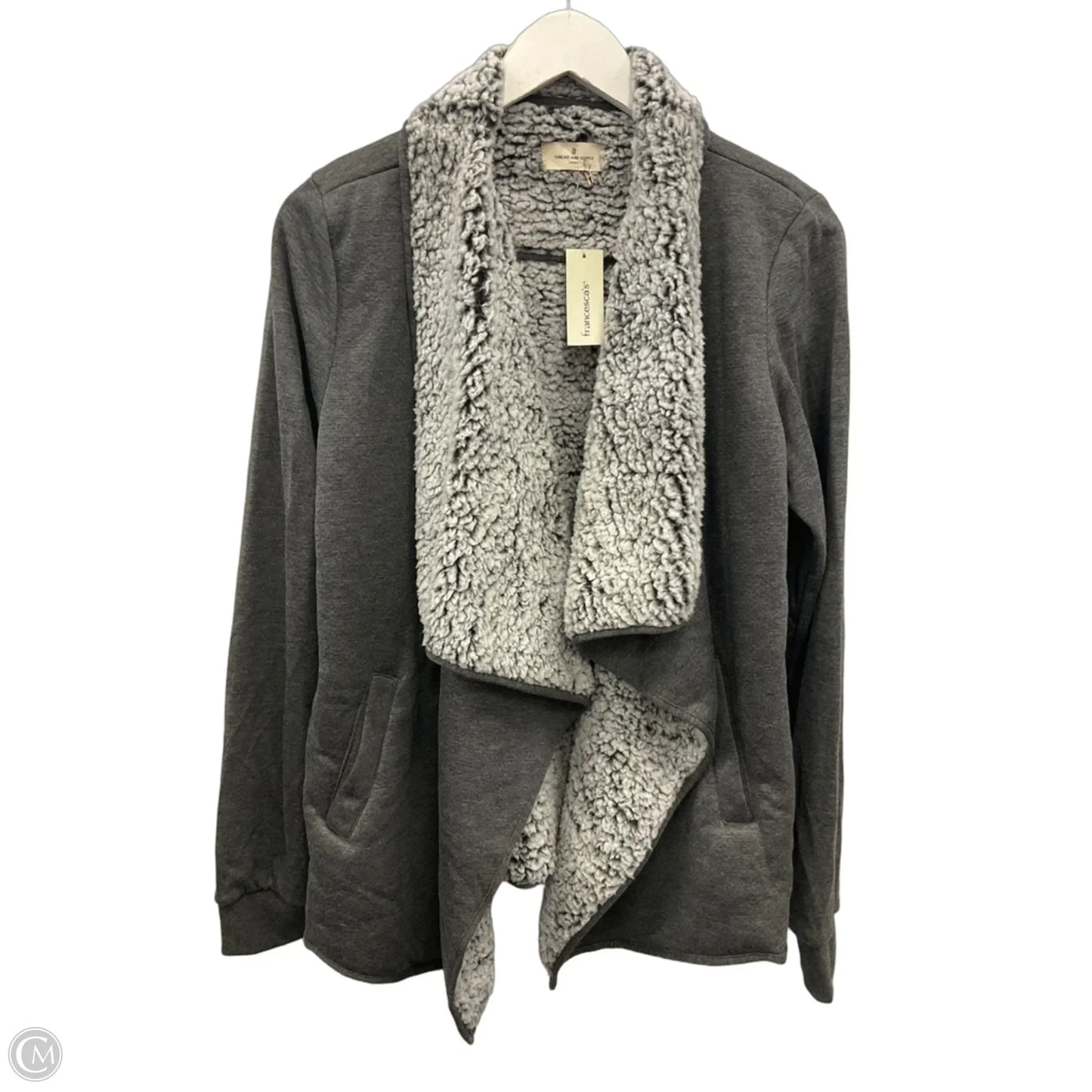 Cardigan By Thread And Supply In Grey, Size: S