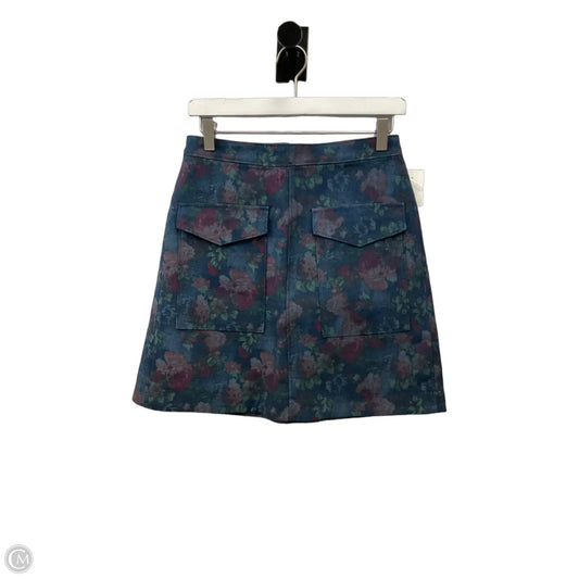 Skirt Mini & Short By Anthropologie In Blue, Size: 6