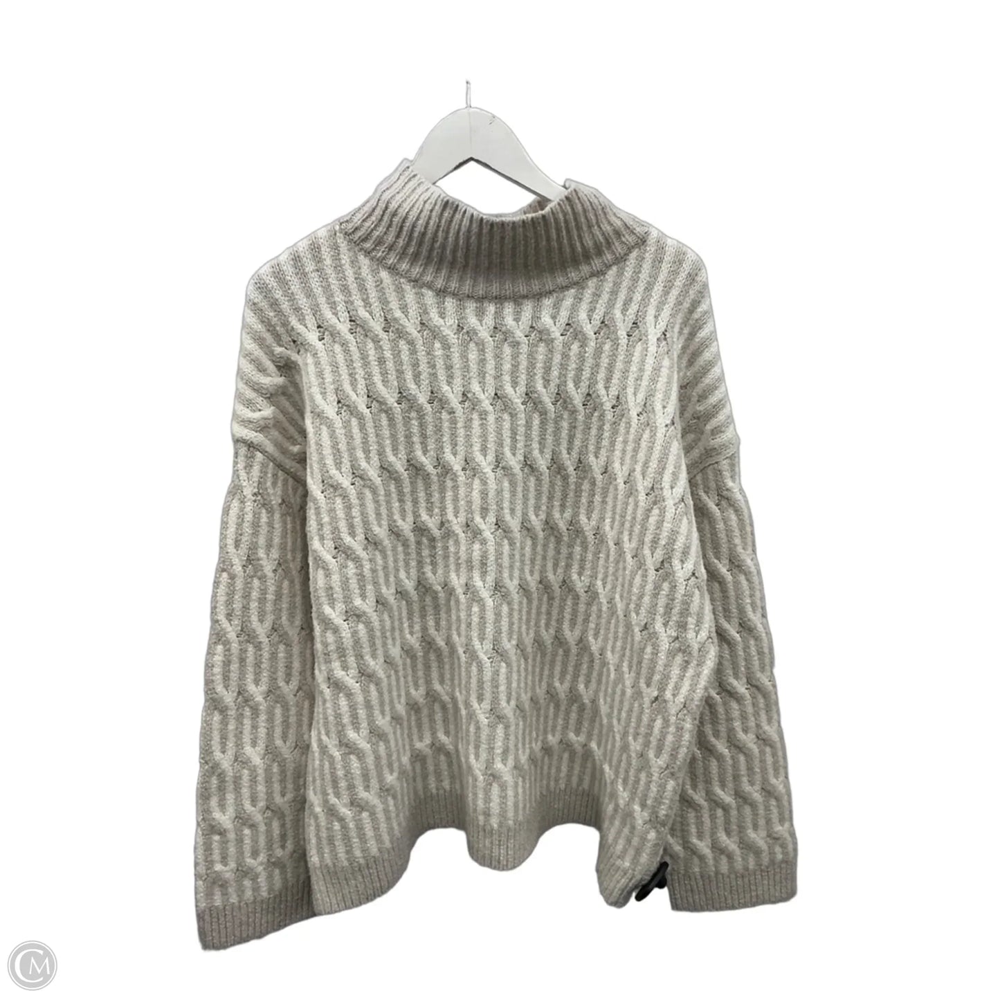 Sweater By Haven In Grey & White, Size: L