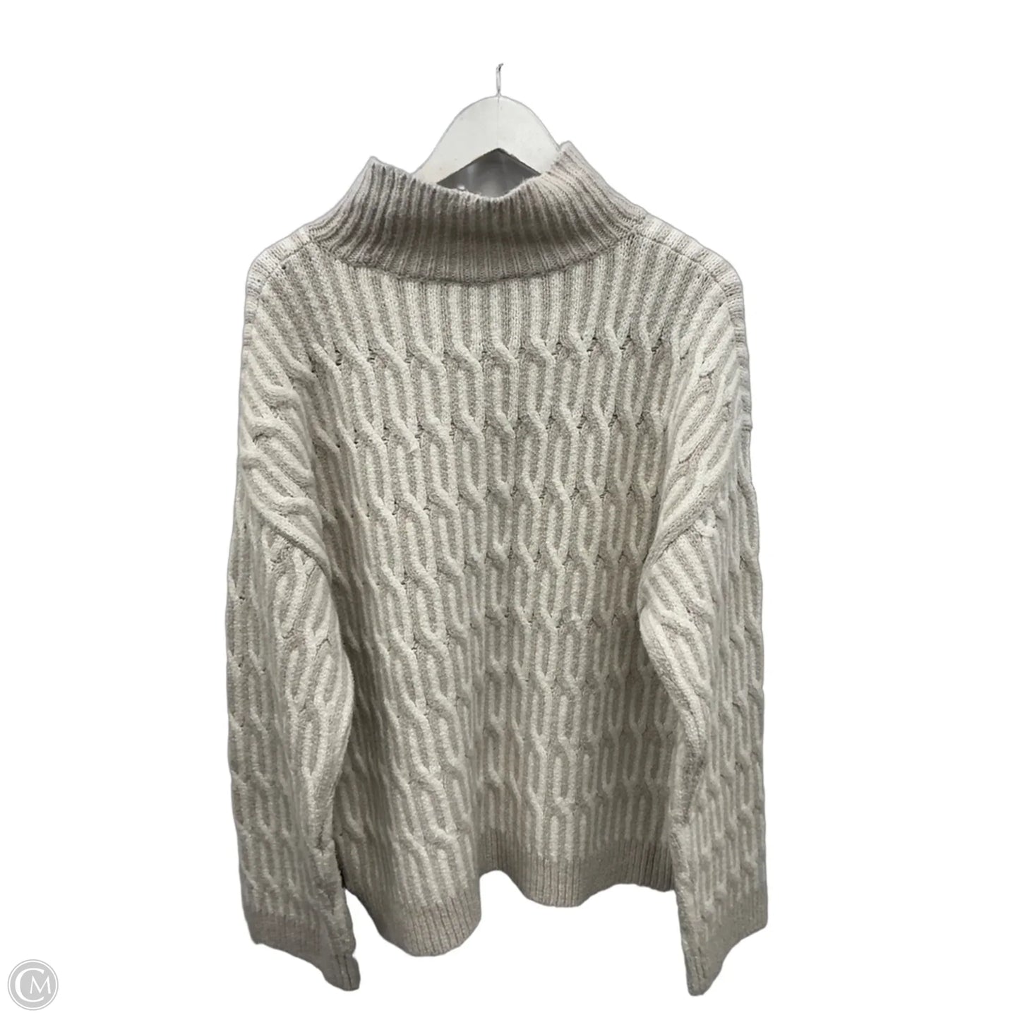 Sweater By Haven In Grey & White, Size: L