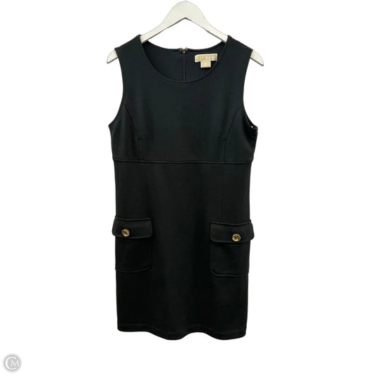 Dress Casual Midi By Michael By Michael Kors In Black, Size: L