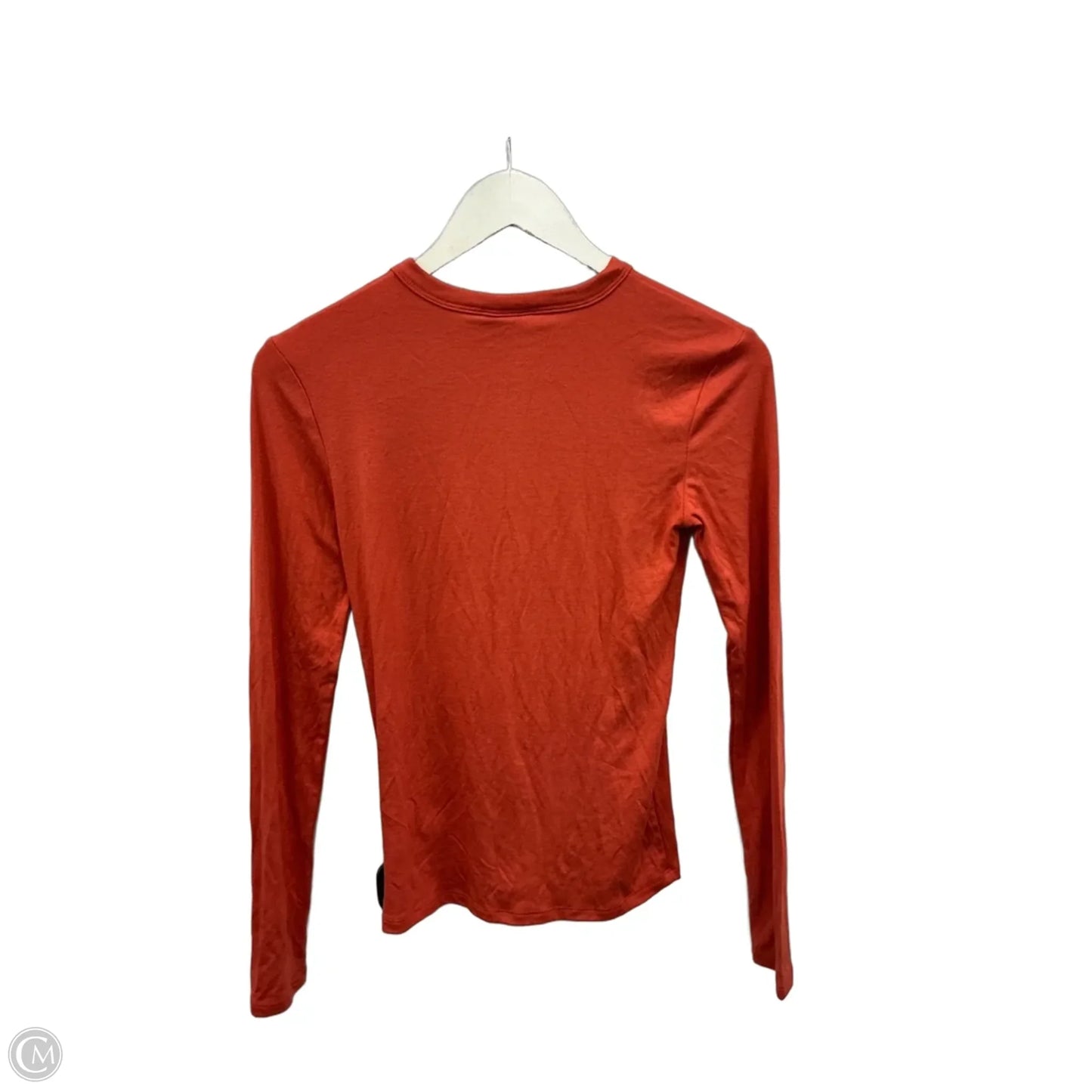 Top Long Sleeve Basic By Universal Thread In Orange, Size: S